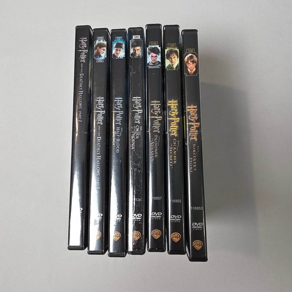 Warner Bros Harry Potter DVD Set Widescreen 7-Movie Collection